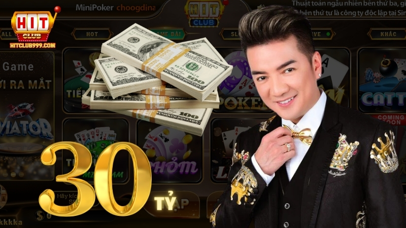 Đàm vĩnh hưng trúng game bài hitclub 30 tỷ