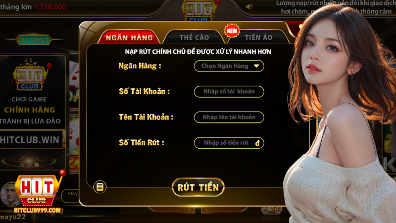 Giao dịch nhanh gọn tại Hitclub