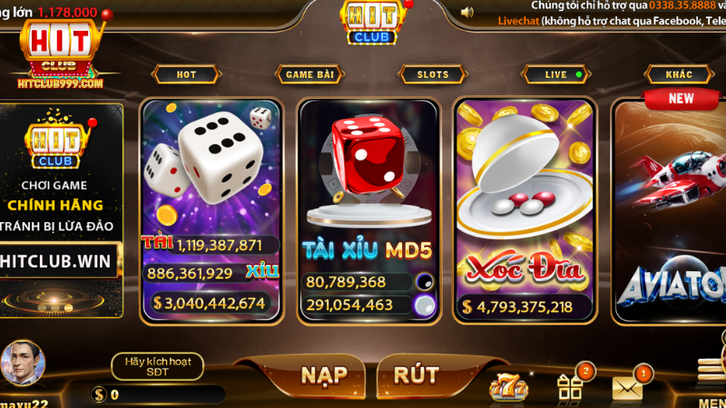 Cổng game Hitclub nhà cái luôn được đánh giá tích cực