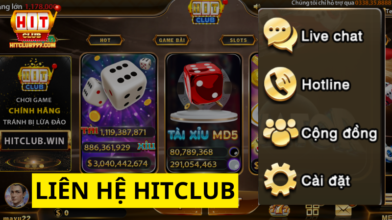 Liên hệ Hitclub nhanh gọn lẹ nhất hiện nay