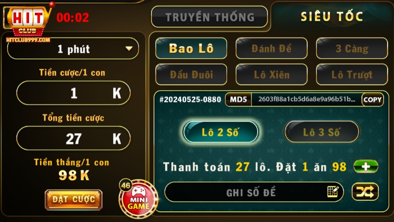 lô đề hitclub siêu tốc