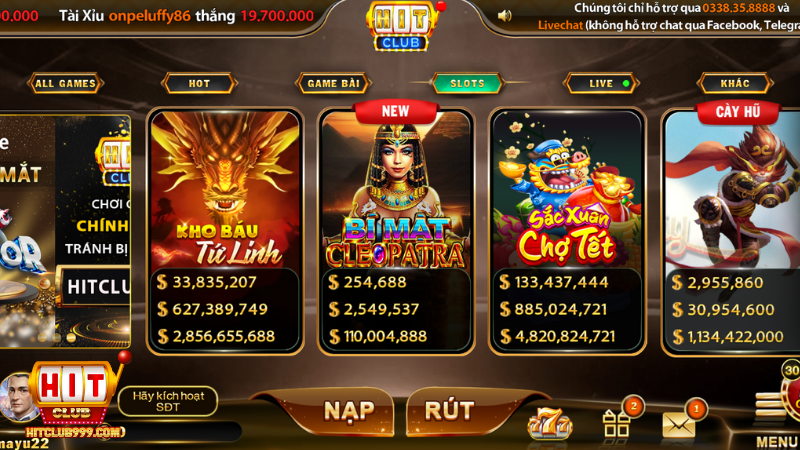 Sân chơi slot hitclub cực đỉnh