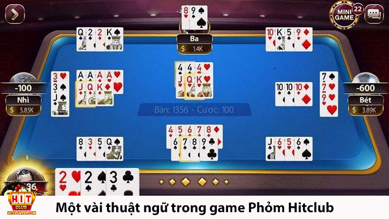 Những thuật ngữ thông dụng trong game Phỏm