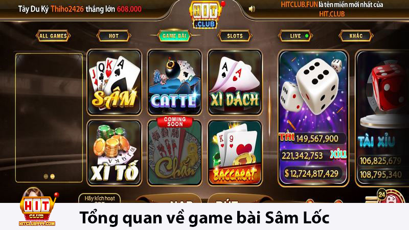 Game bài Sâm Lốc thu hút nhiều người chơi tham gia